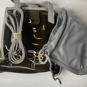 Stylish Gray Transparent Women's Bag